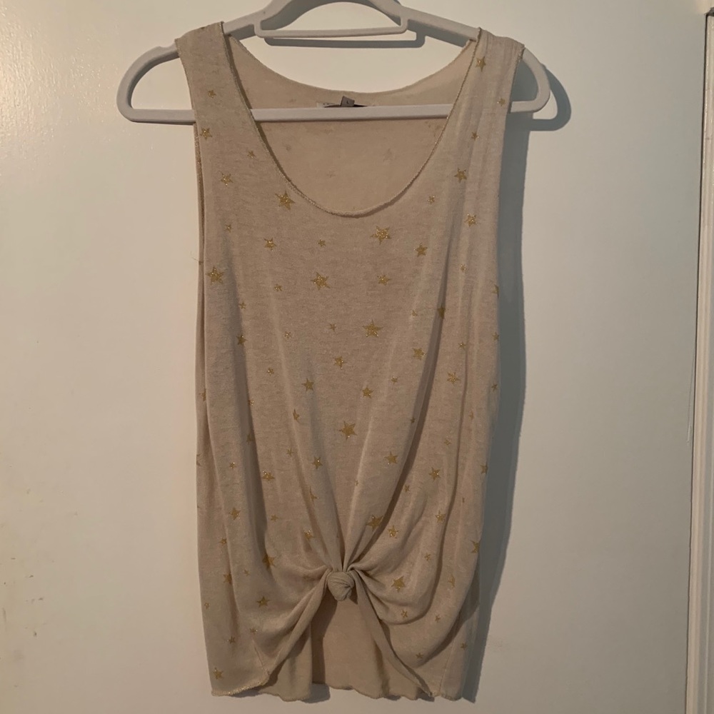 Star tank top worn once